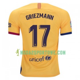 Koszulka FC Barcelona Antoine Griezmann 17 Wyjazdowe Stroje Piłkarskie 2019/20 Krótki Rękaw 